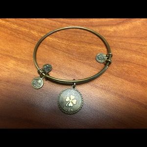 Alex and Ani 4 leaf clover “good luck” charm